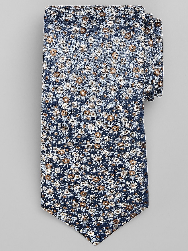 Joseph Abboud Chine Floral Tie Taupe