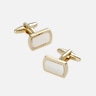 Pronto Uomo Rectangle Mother-of-Pearl Cufflinks