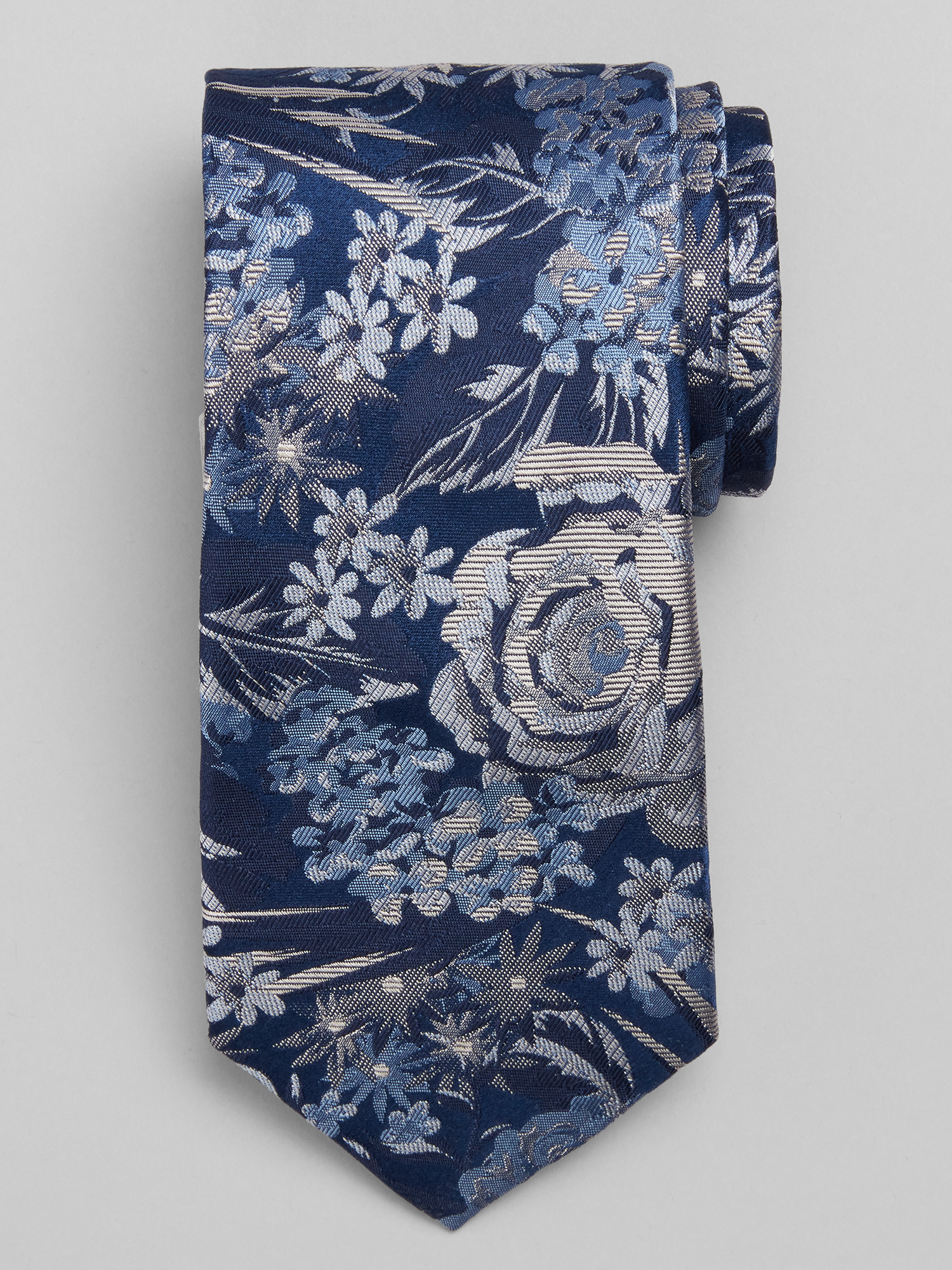 Striation Floral Tie