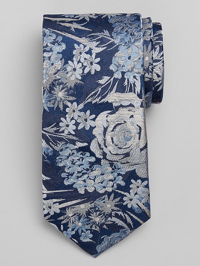 Joseph Abboud Striation Floral Tie