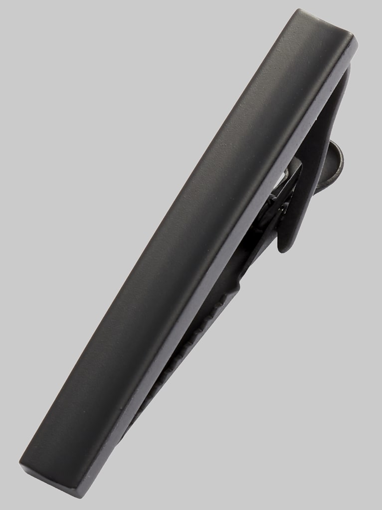 Pronto Uomo Minimalist Metal Dip Curve Tie Bar