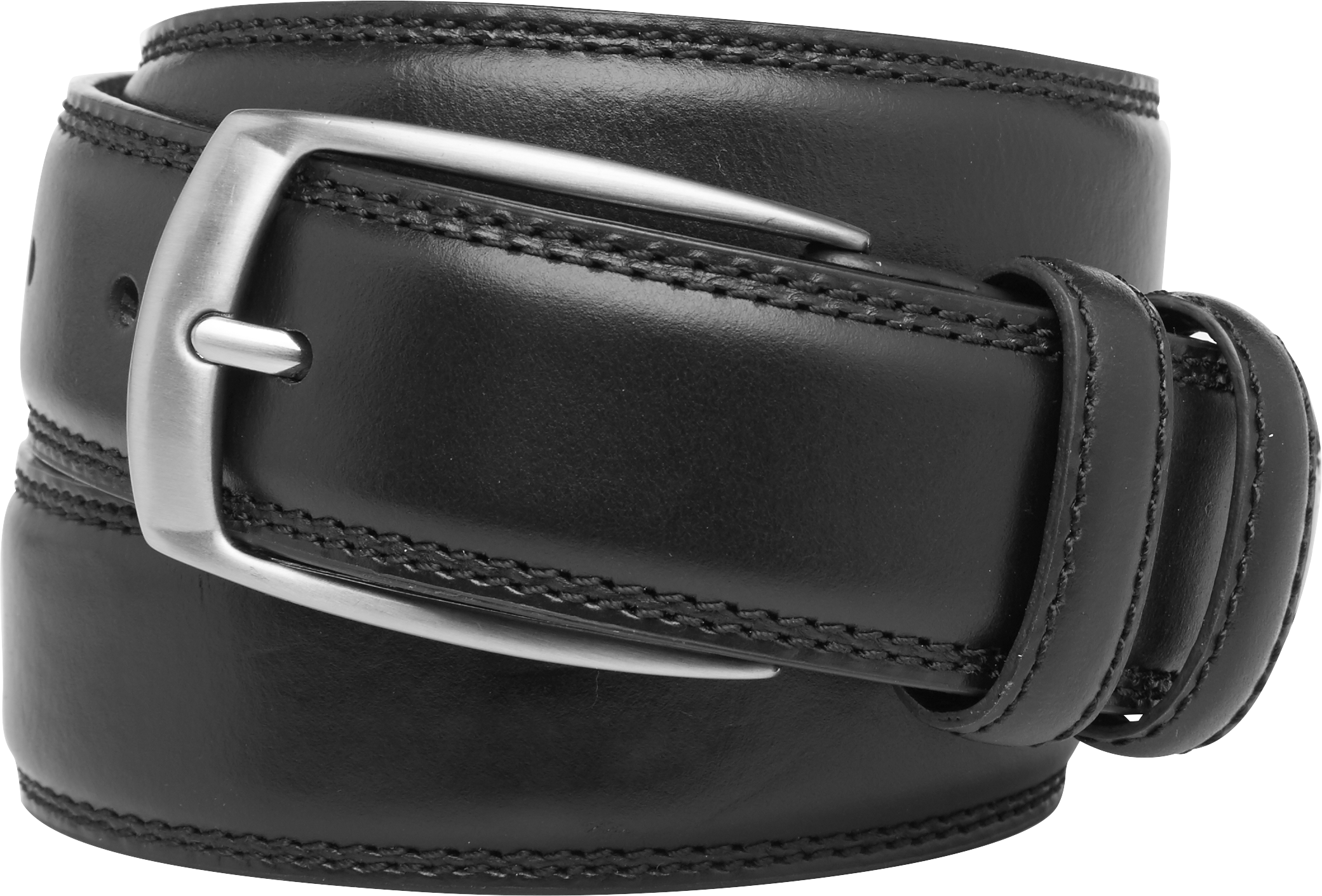 Double Loop Leather Belt