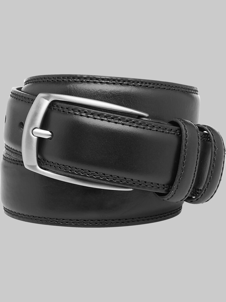 Men's Wearhouse Double Loop Leather Belt Belts Men's Wearhouse