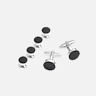 Pronto Uomo Circle Cufflinks & Studs Set