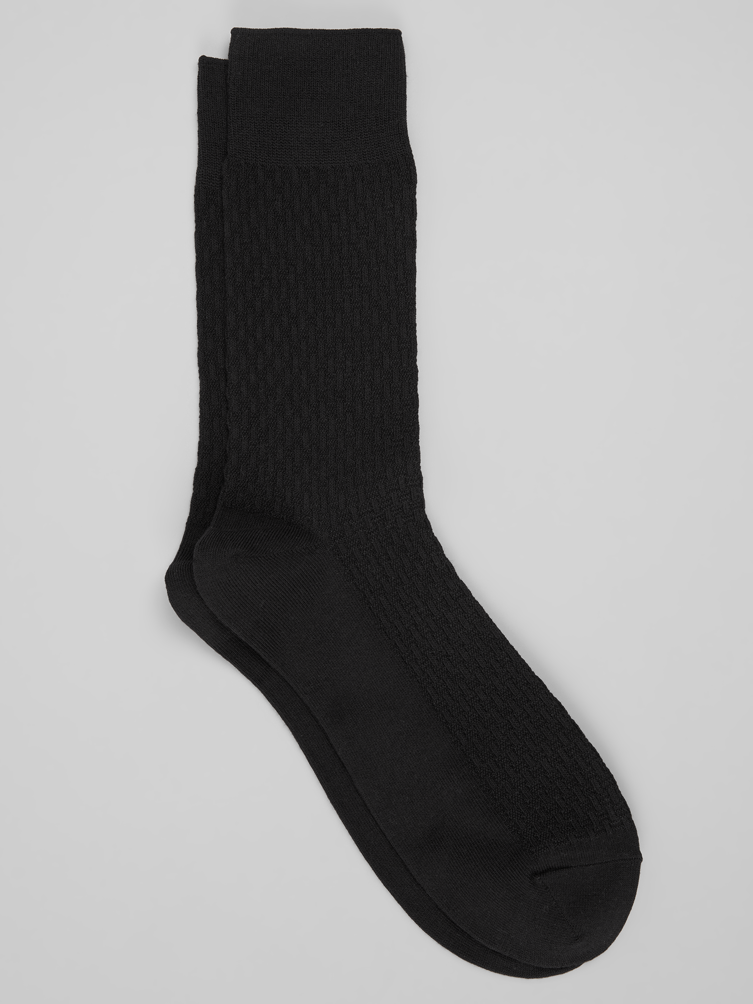 Basketweave Dress Socks