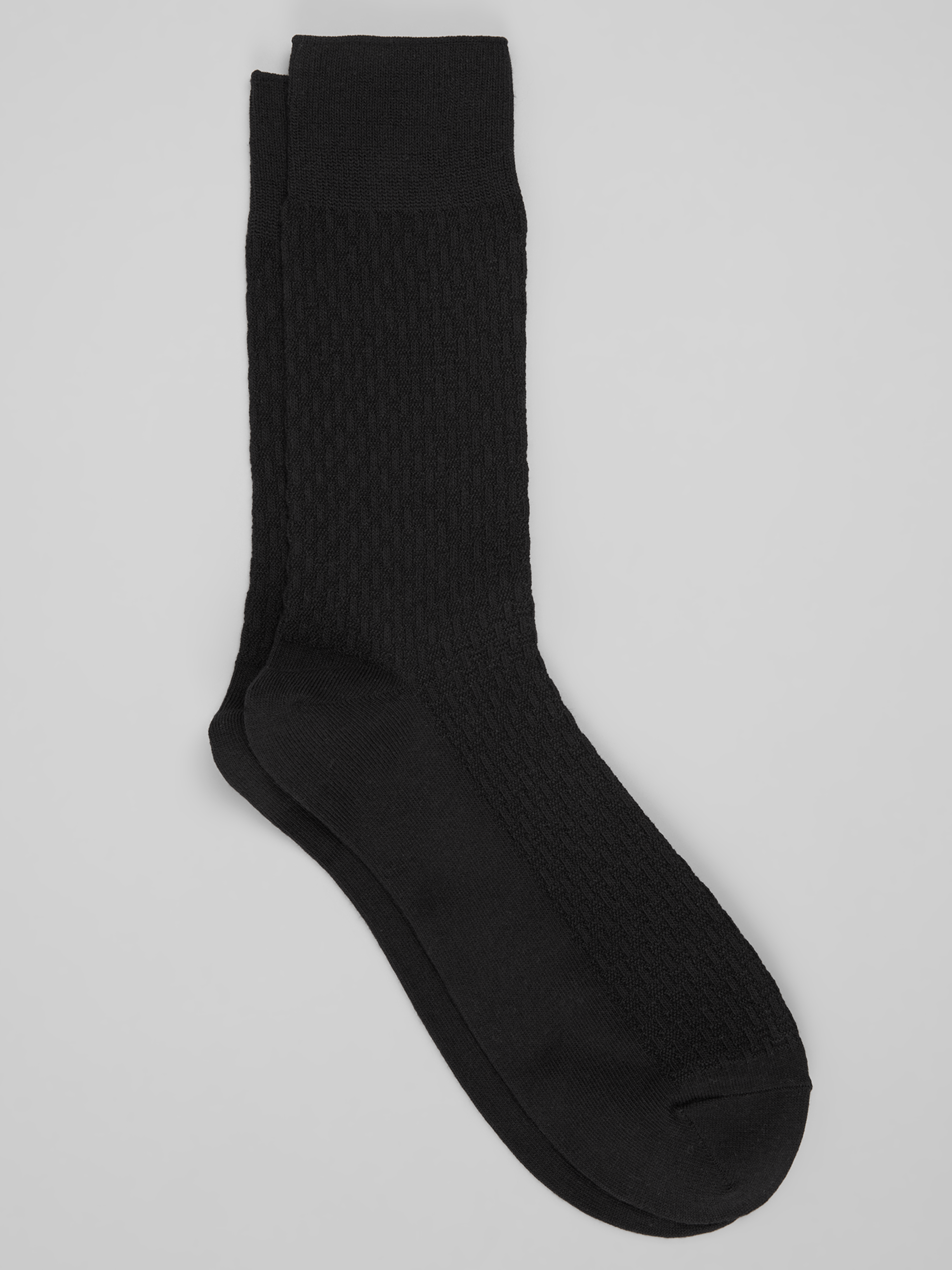 Basketweave Dress Socks