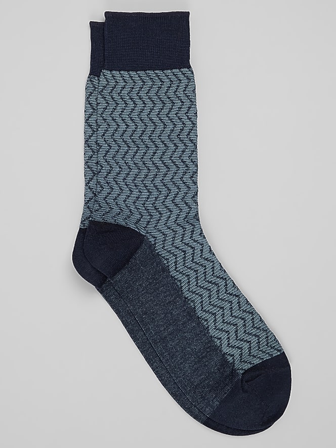 Joseph Abboud Vertical Chevron Dress Socks, 1-Pair