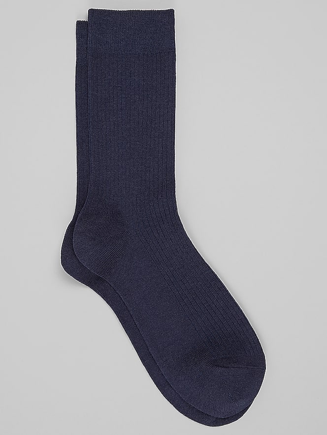 Joseph Abboud Solid Ribbed Socks, 1-Pair