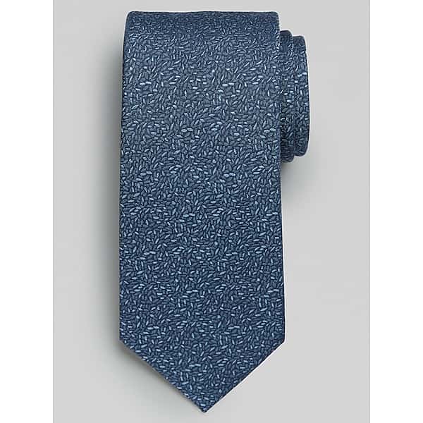 Calvin Klein Men's Narrow Madison Botanical Tie Navy - Size: One Size TMW83BY80001