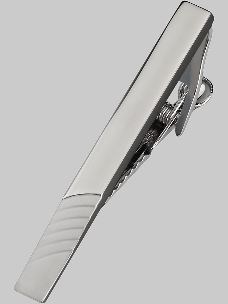 Pronto Uomo Silver Tie Bar Jewelry Men's Wearhouse