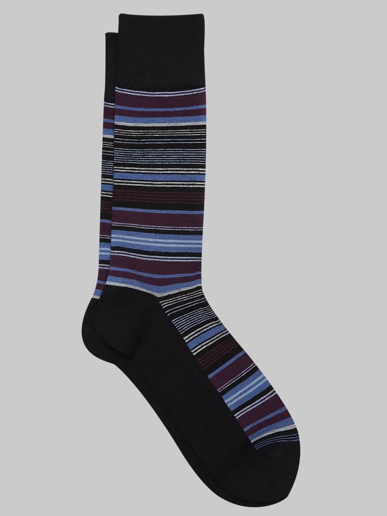 Pronto Uomo Stripe Socks, 1-pair