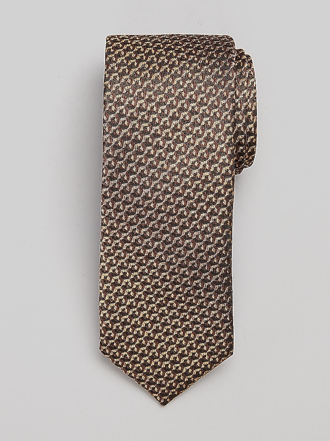 Egara Geometric Tie Gold