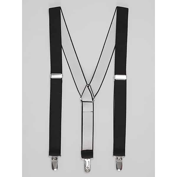 Egara Boys Clip Suspenders Black - Size: One Size