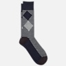 Pronto Uomo Argyle and Stripe Socks, 1-pair