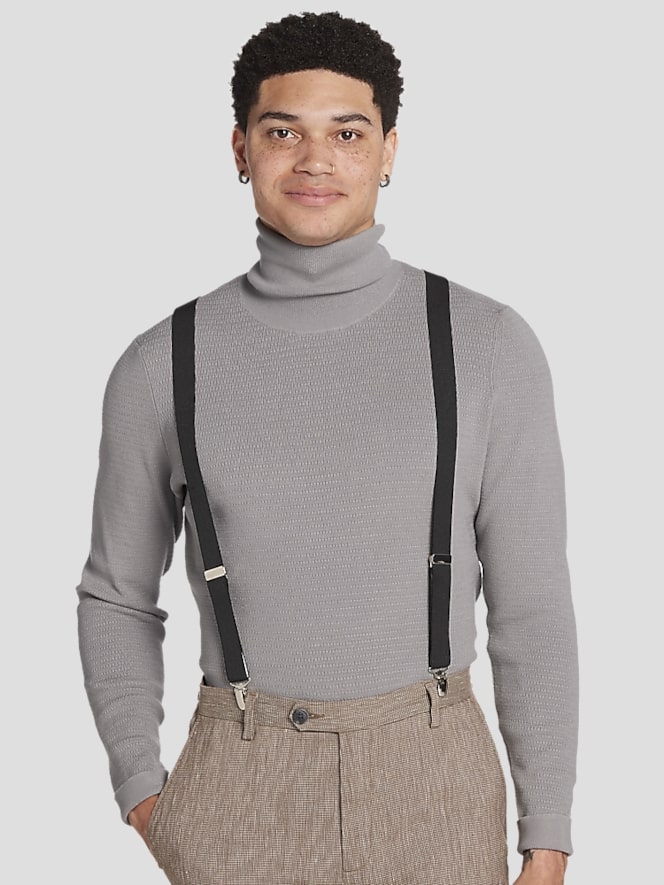 H＞GABA HIGH WAIST SUSPENDERS PANTS