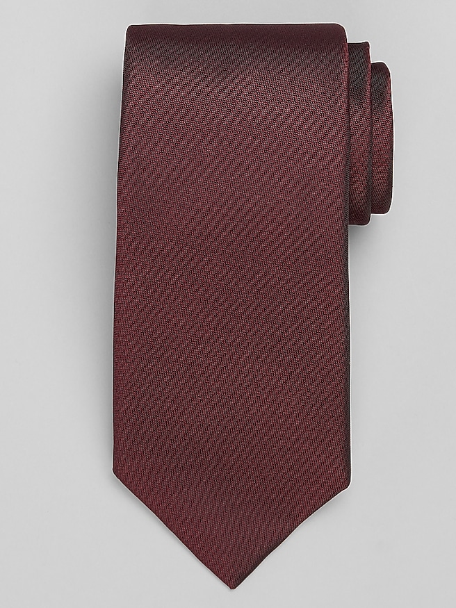 Calvin Klein Solid Tie Burgundy