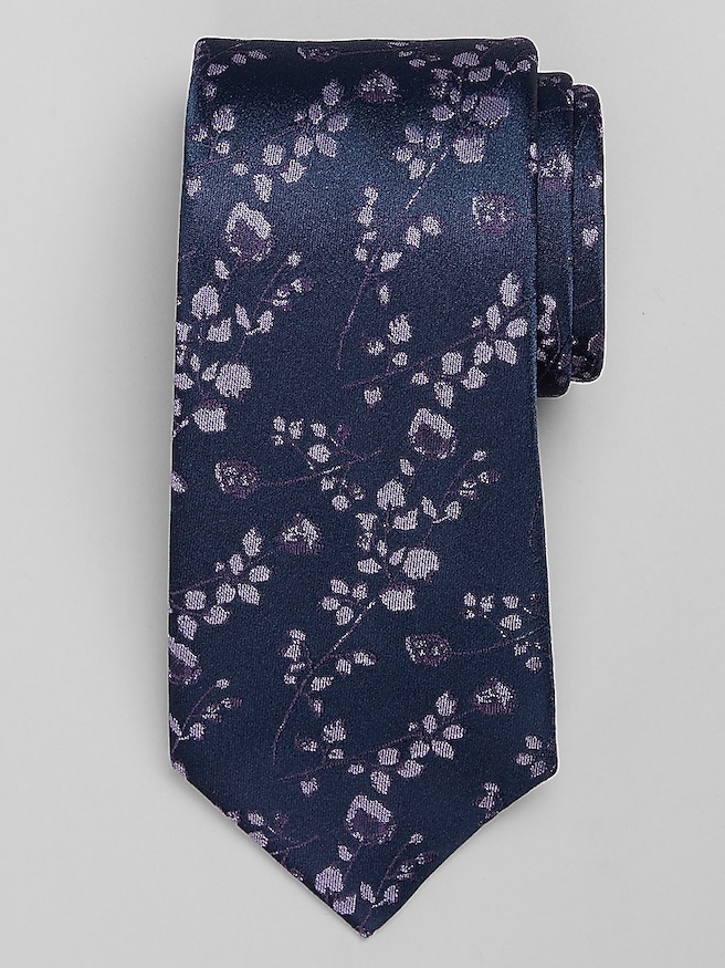 Calvin Klein Floral Tie Purple