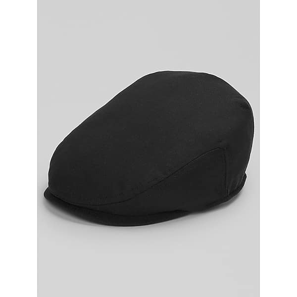 Biltmore Men's Linen Blend Panel Ivy Cap Black - Size: Large