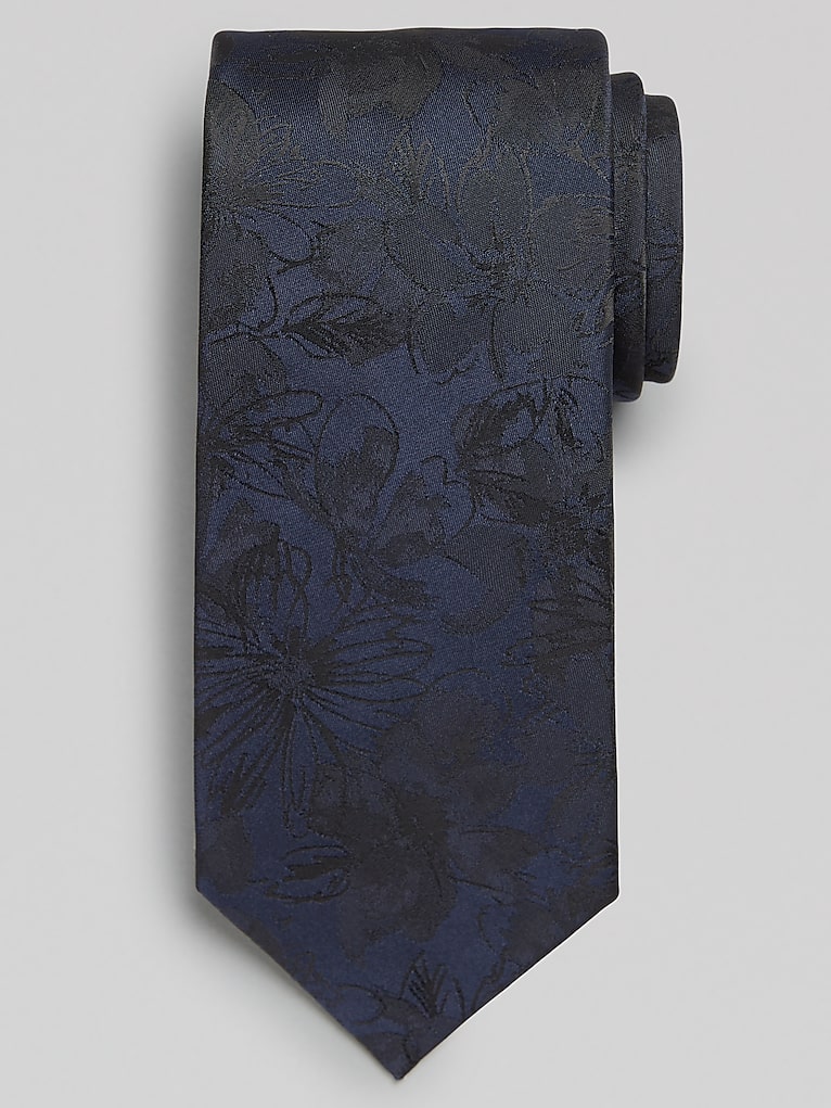 Calvin Klein Narrow Mackenzie Floral Tie