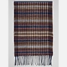 Joseph Abboud Plaid Twisted Fringe Scarf