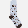 Egara Hedgehog Hot Dog & Campfire Socks, 1-pair