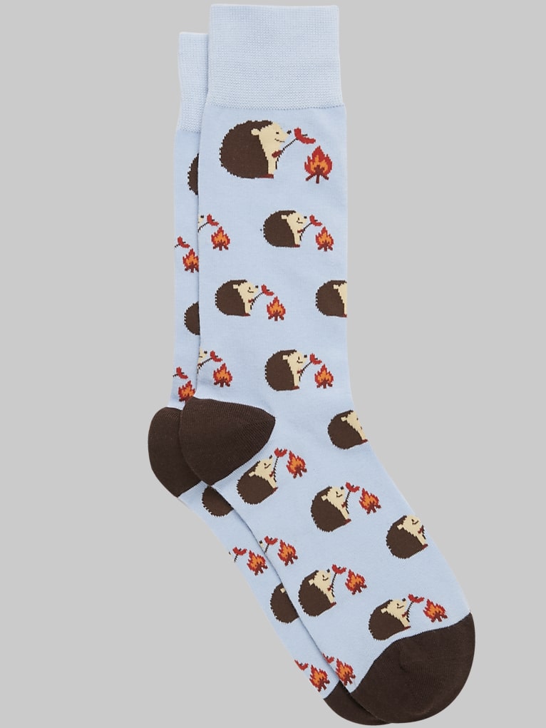 Egara Hedgehog Hot Dog & Campfire Socks, 1-pair