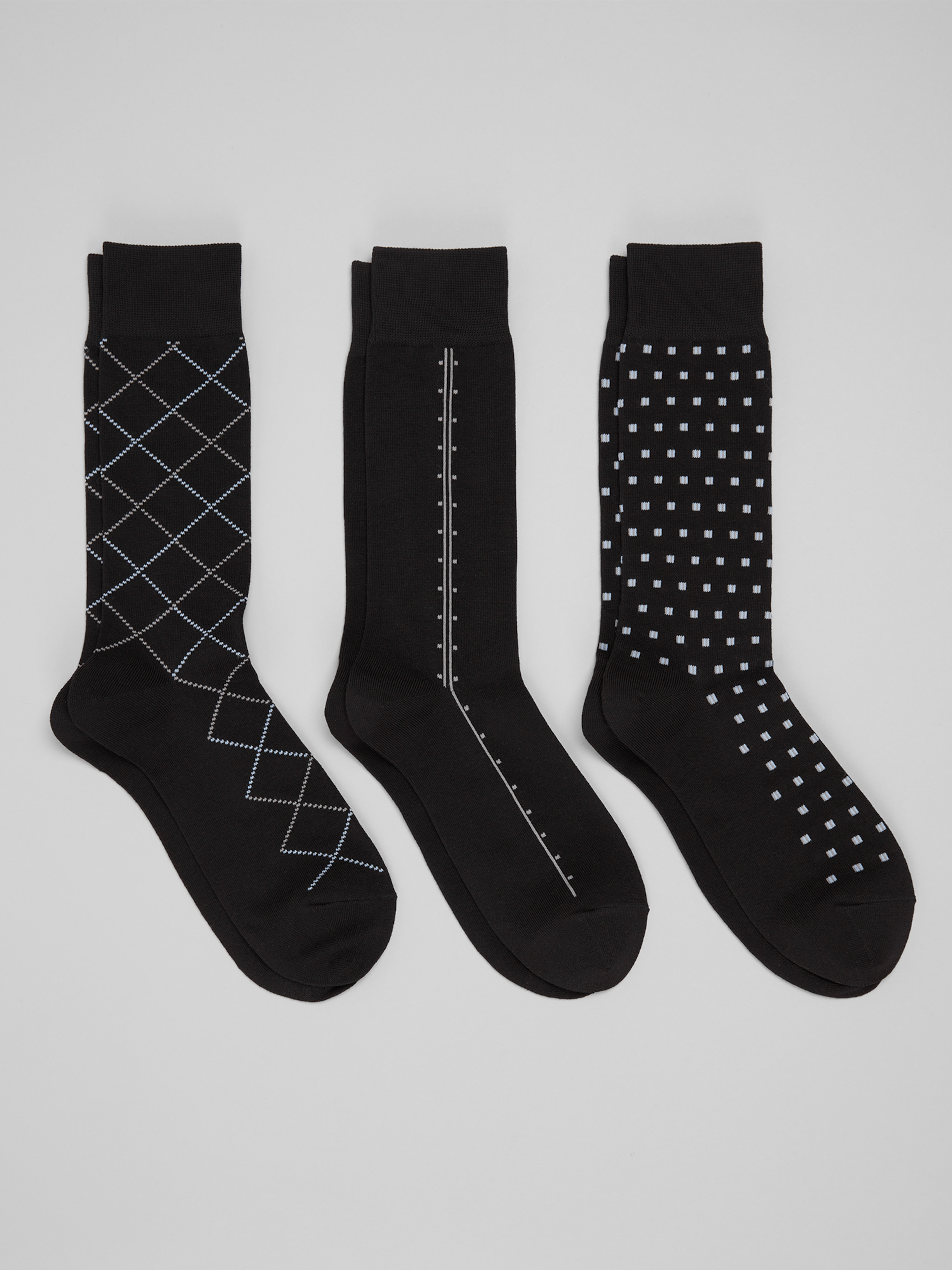 Vertical Chevron Dress Socks