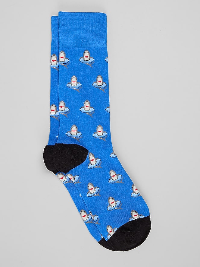 Egara Shark Floaties Socks, 1-Pair