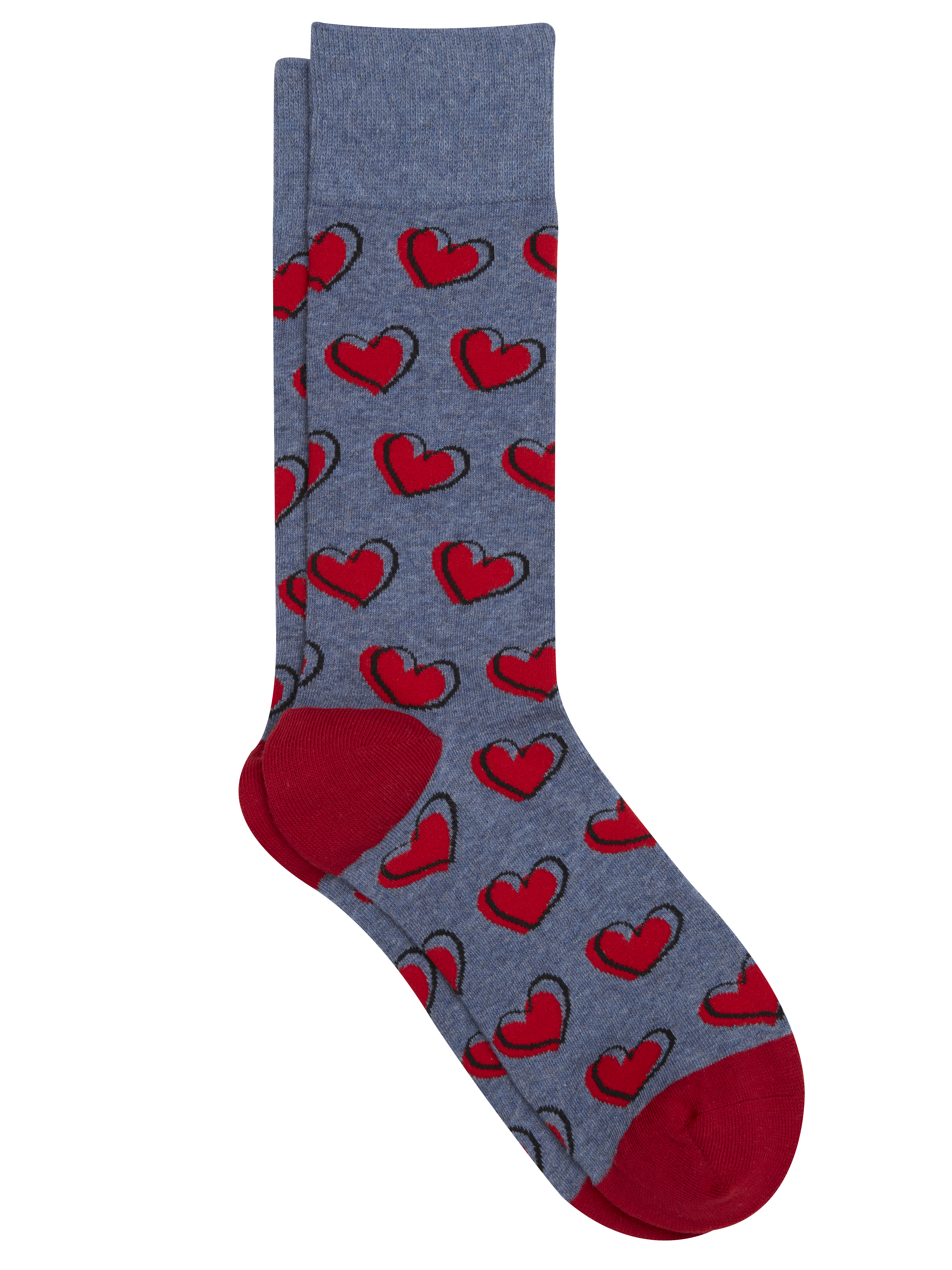 Big Red Heart Socks