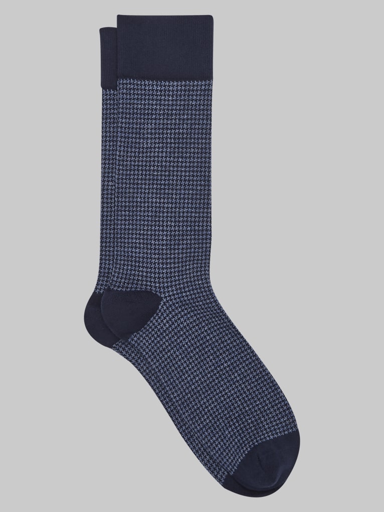 Egara Houndstooth Socks, 1-pair