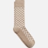 Egara Diamond Grid Ribbed Socks, 1-pair