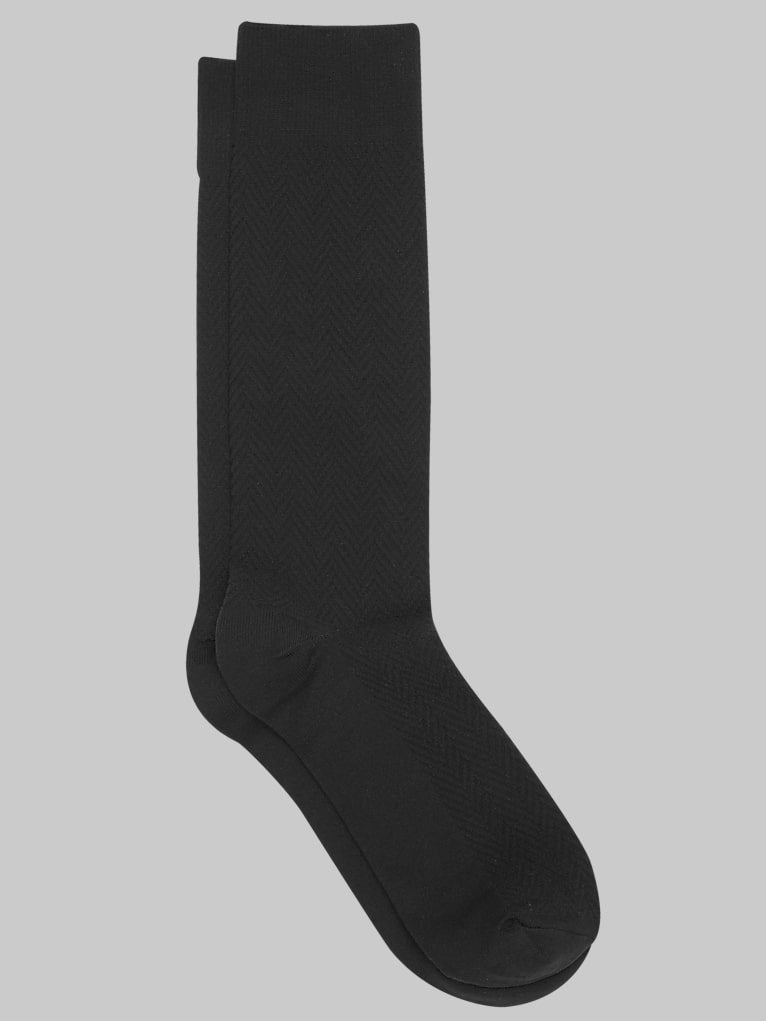 Pronto Uomo Chevron Tux Socks, 1-pair