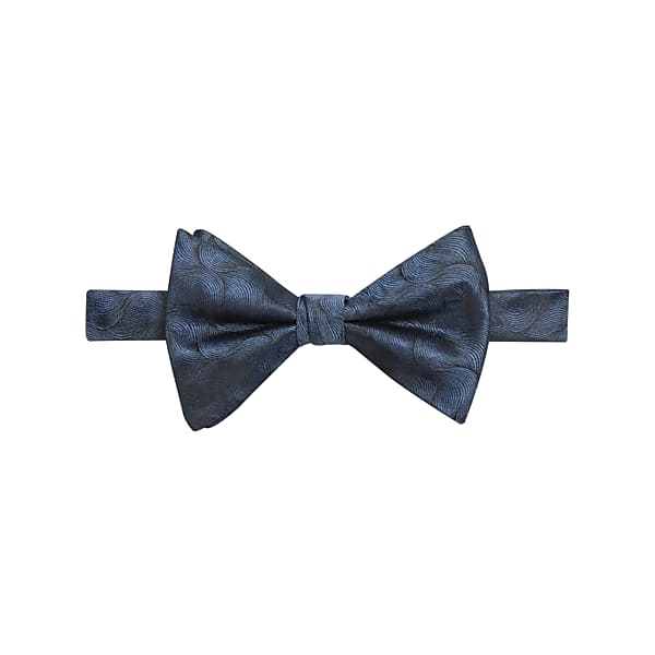Egara Men's Paint Swirls Pre-Tied Bow Tie Blue - Size: One Size TMW85BM80001
