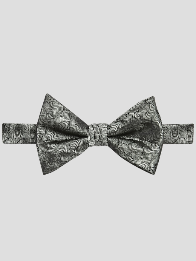 Egara Men's Paint Swirls Pre-Tied Bow Tie , Green