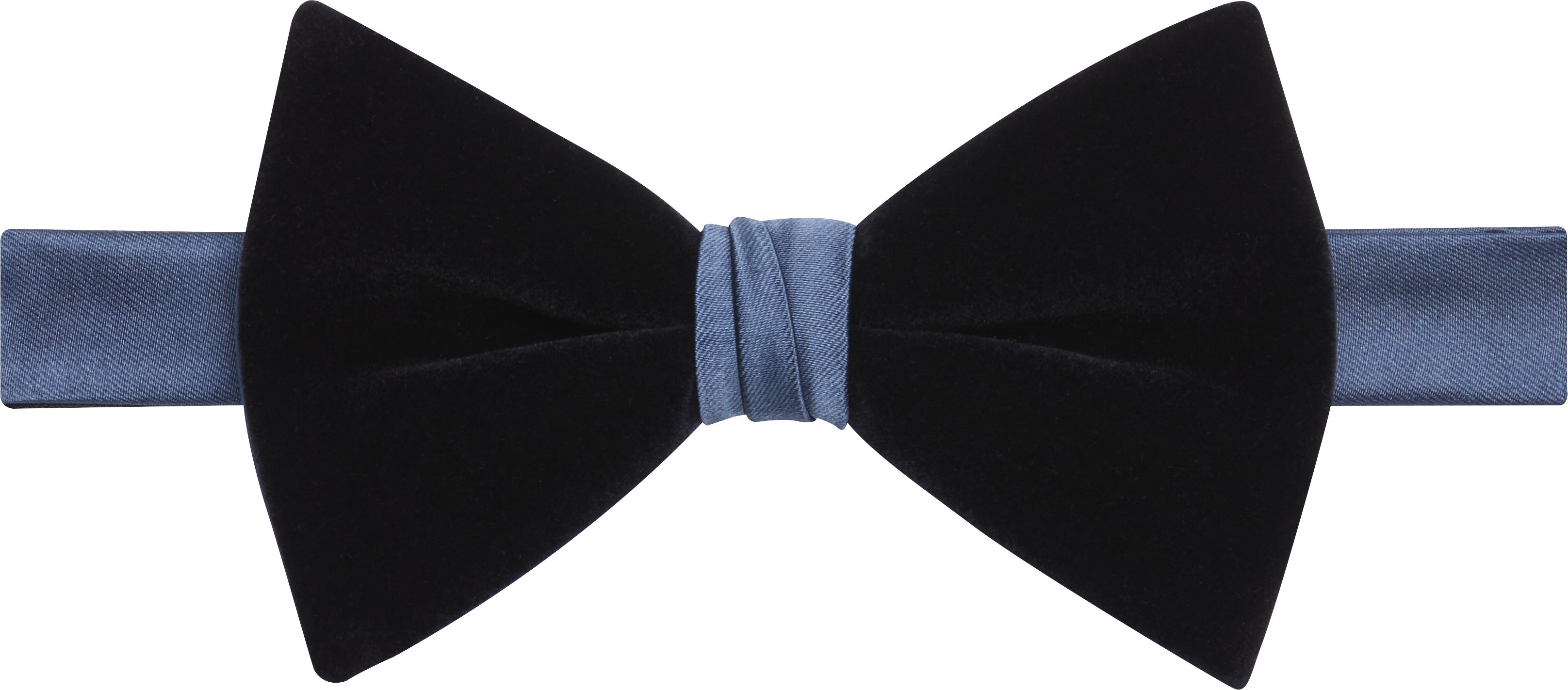 Colorblock Velvet Satin Pre-Tied Bow Tie
