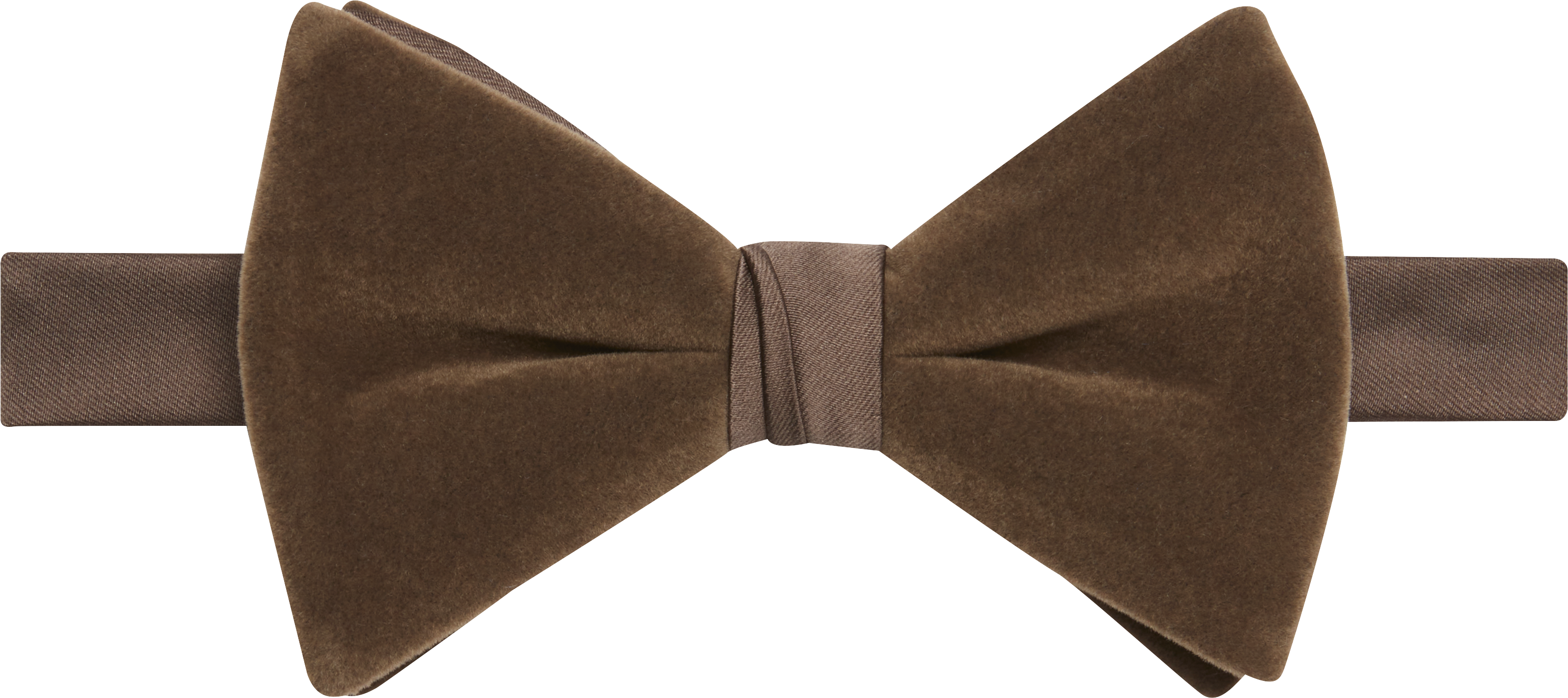 Pre-Tied Velvet Satin Bow Tie