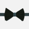 Egara Colorblock Velvet Satin Pre-Tied Bow Tie
