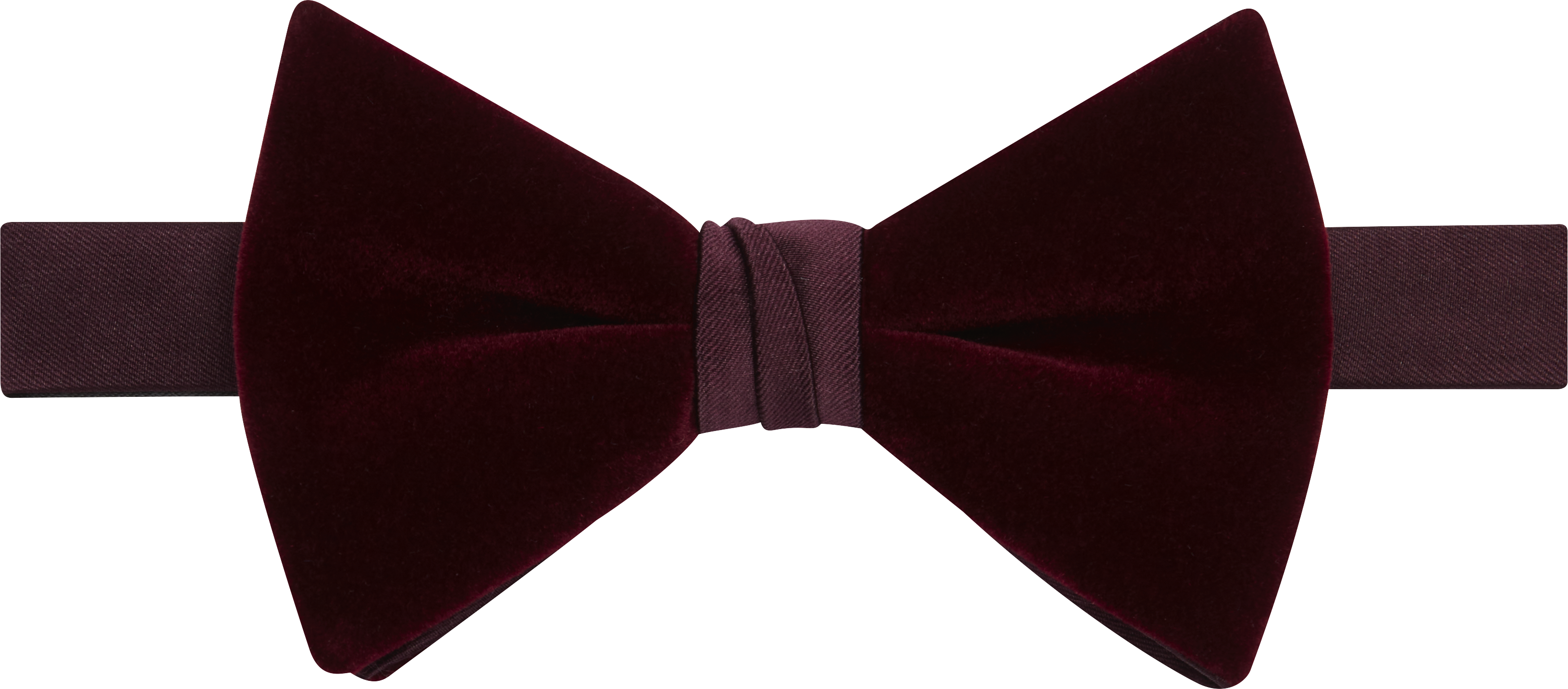 Colorblock Velvet Satin Pre-Tied Bow Tie