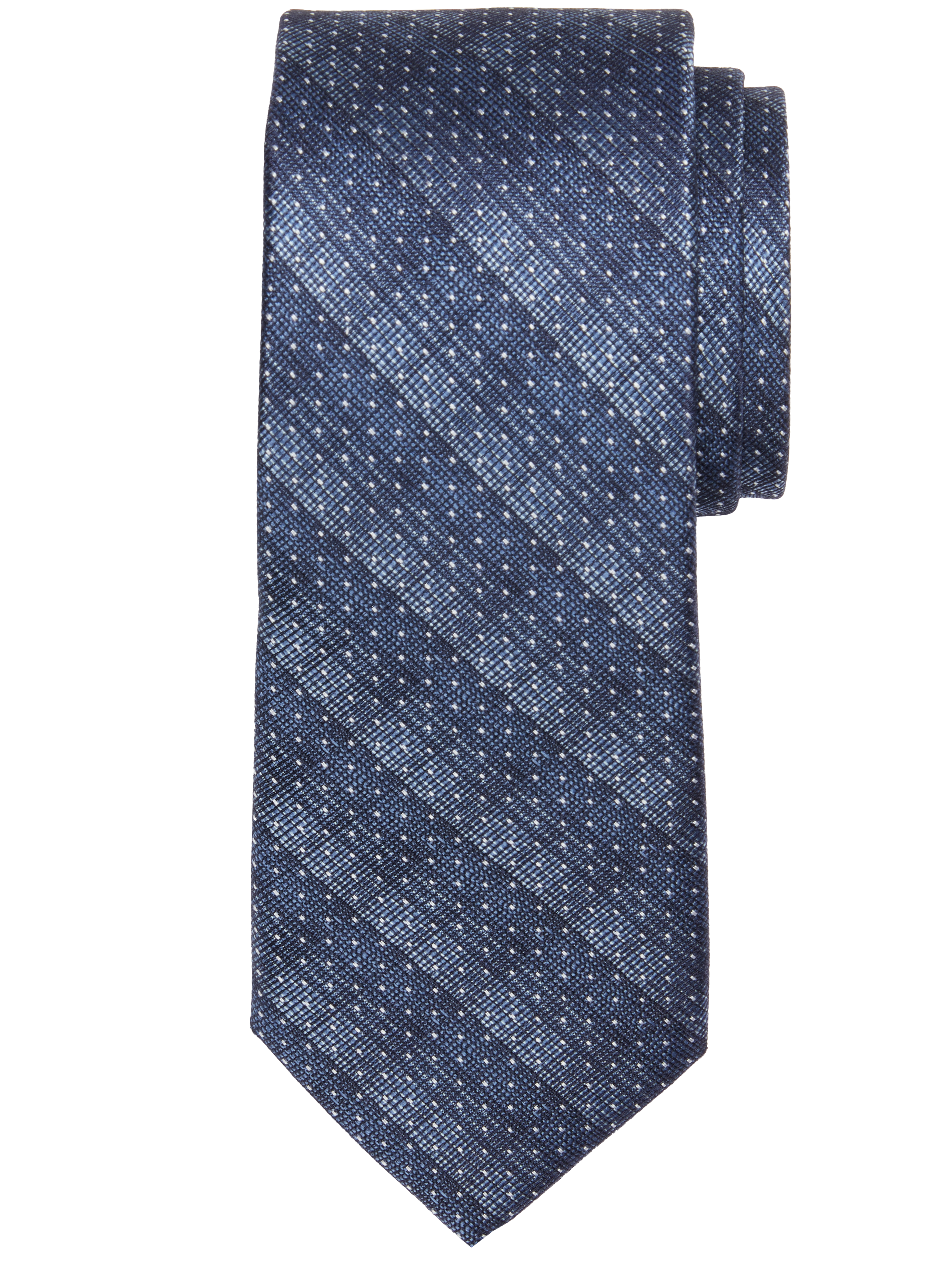 Egara Narrow Starry Stripe Polka-Dot Tie | Ties | Men's