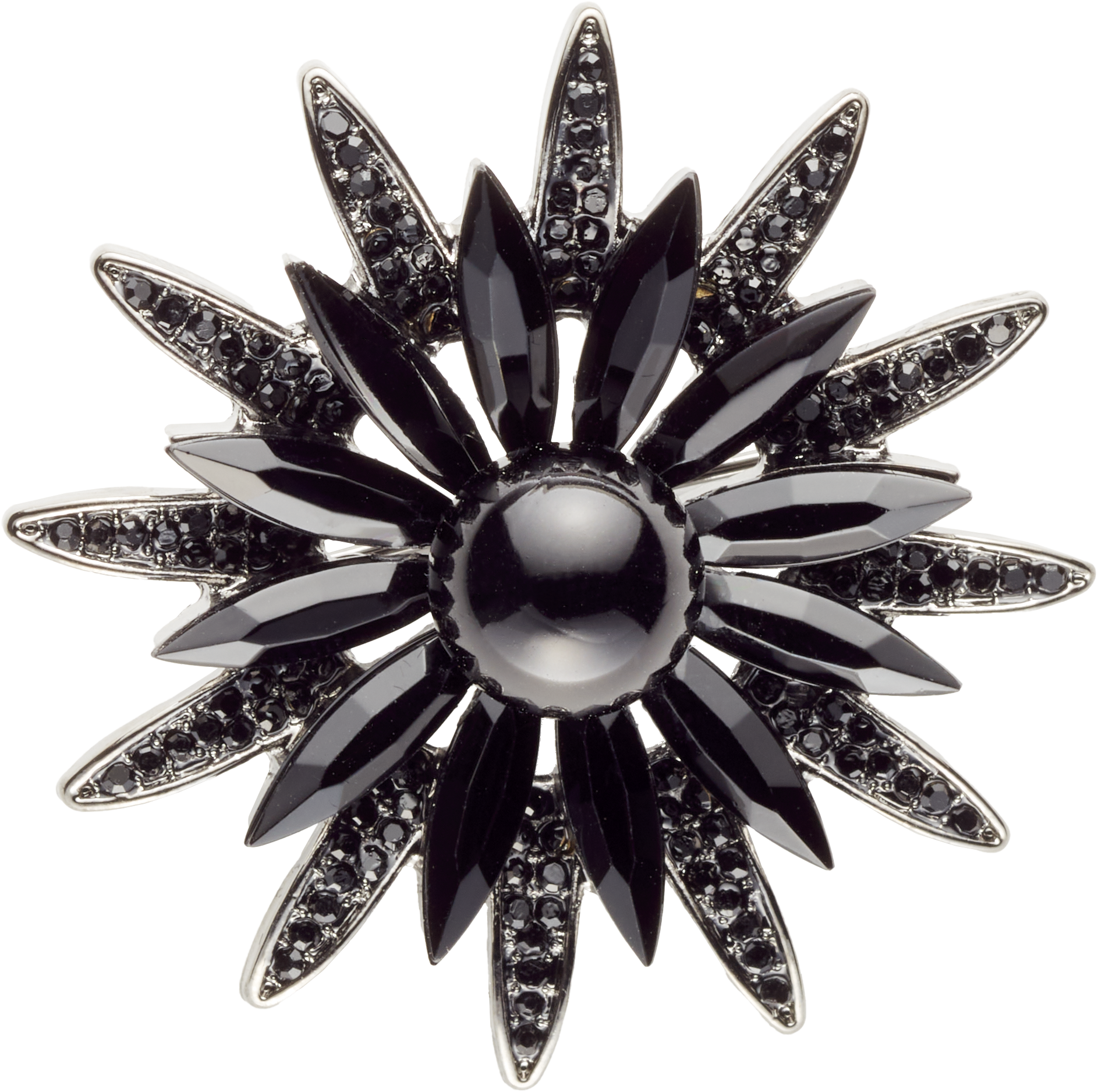 ビジュー Pino Pronto Uomo Floral Crystal Bead Lapel Pin | Lapel Pins