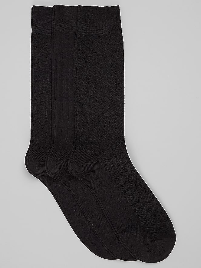 Joseph Abboud Solid Butterluxe Socks, 3-Pair