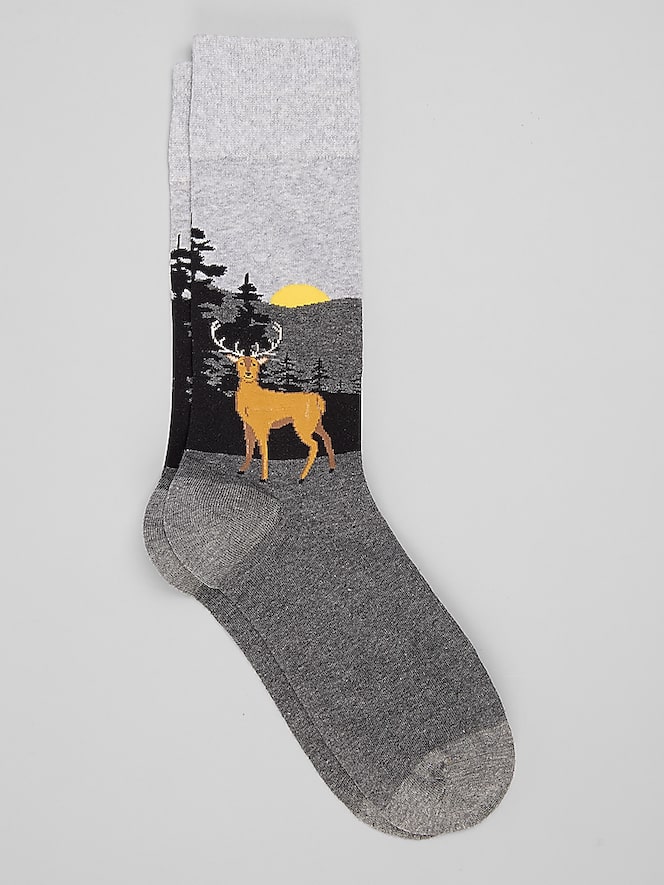 Egara Scenic Stag Socks, 1-Pair