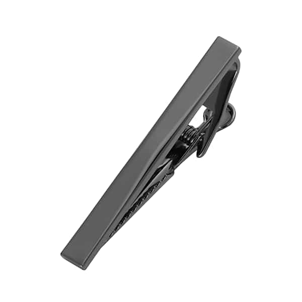 Pronto Uomo Men's Curved Tie Bar Gunmetal Grey - Size: One Size - Only Available at Men's Wearhouse TMW85WB80027
