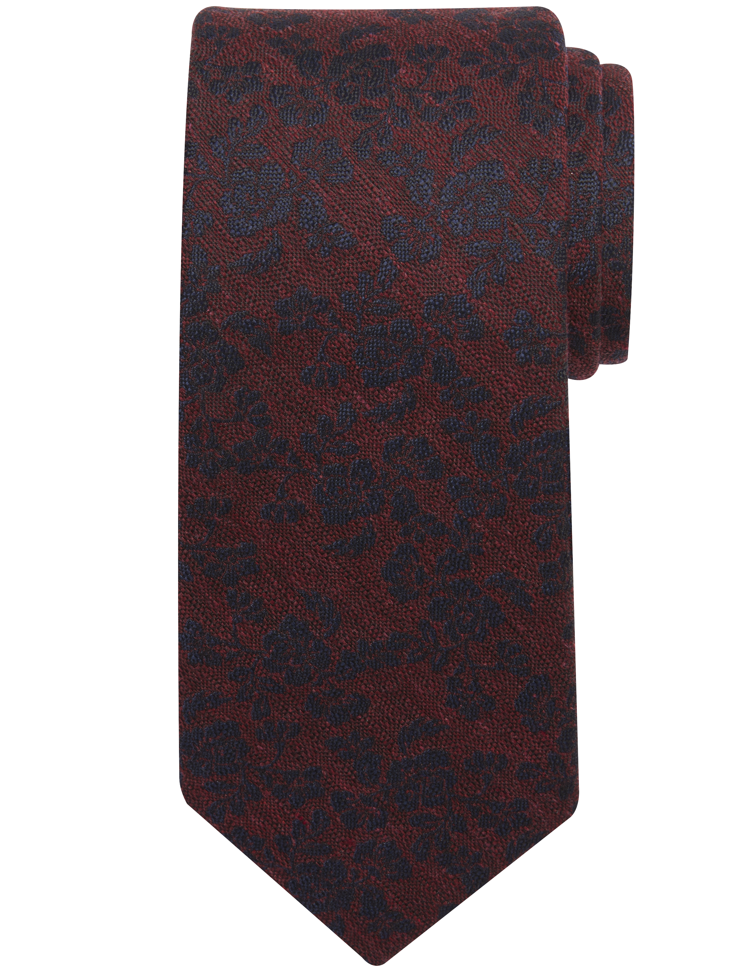 Narrow Tonal Floral Tie