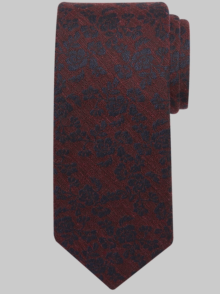 Awearness Kenneth Cole Narrow Tonal Floral Tie