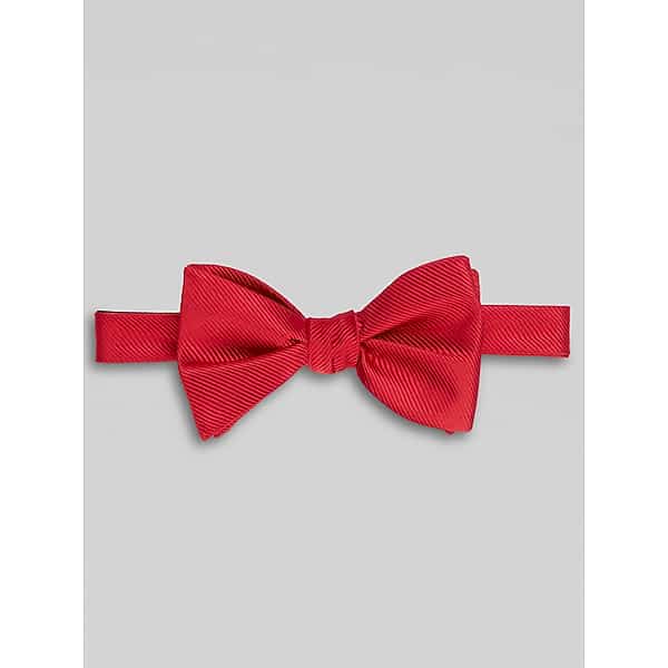 Calvin Klein Men's Textured Self-Tie Bow Tie Red - Size: One Size TMW863Z80050