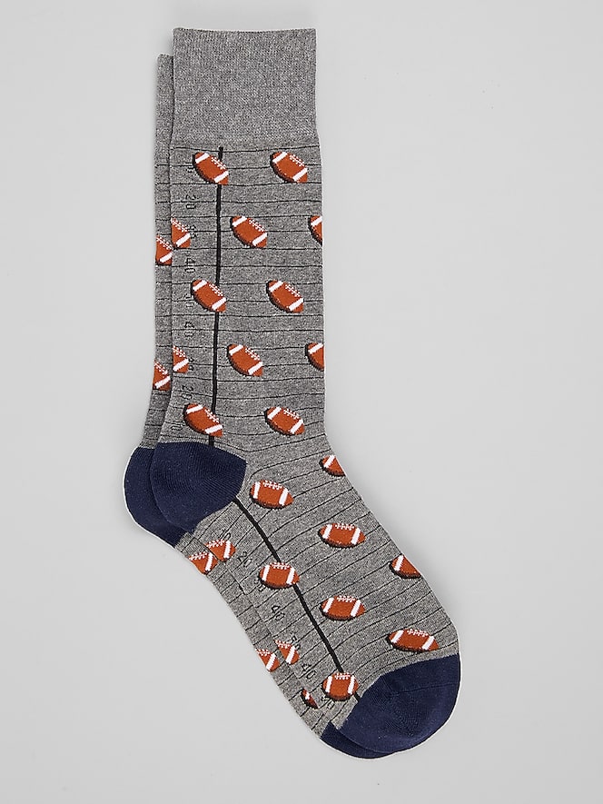 Egara Football Yard Line Socks, 1-Pair