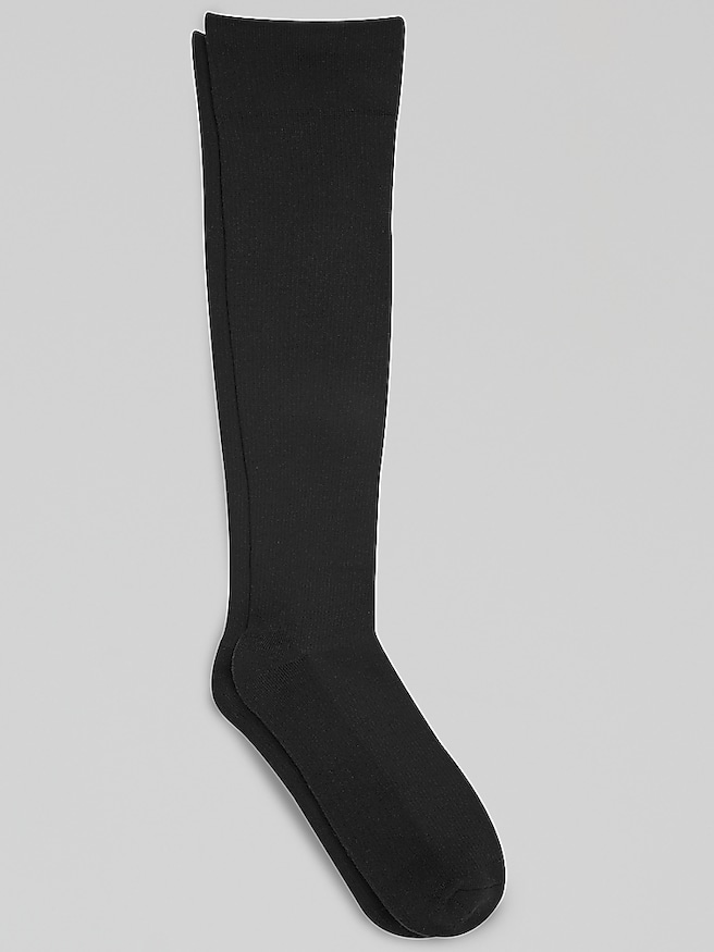 Egara Men's Over-The-Calf Compression Socks , Black