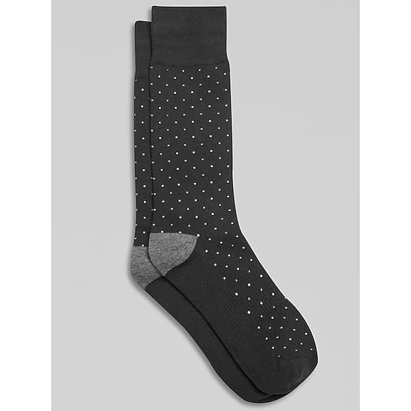 Awearness Kenneth Cole Men's CHILLFLEX Microdot Crew Socks Black - Size: One Size