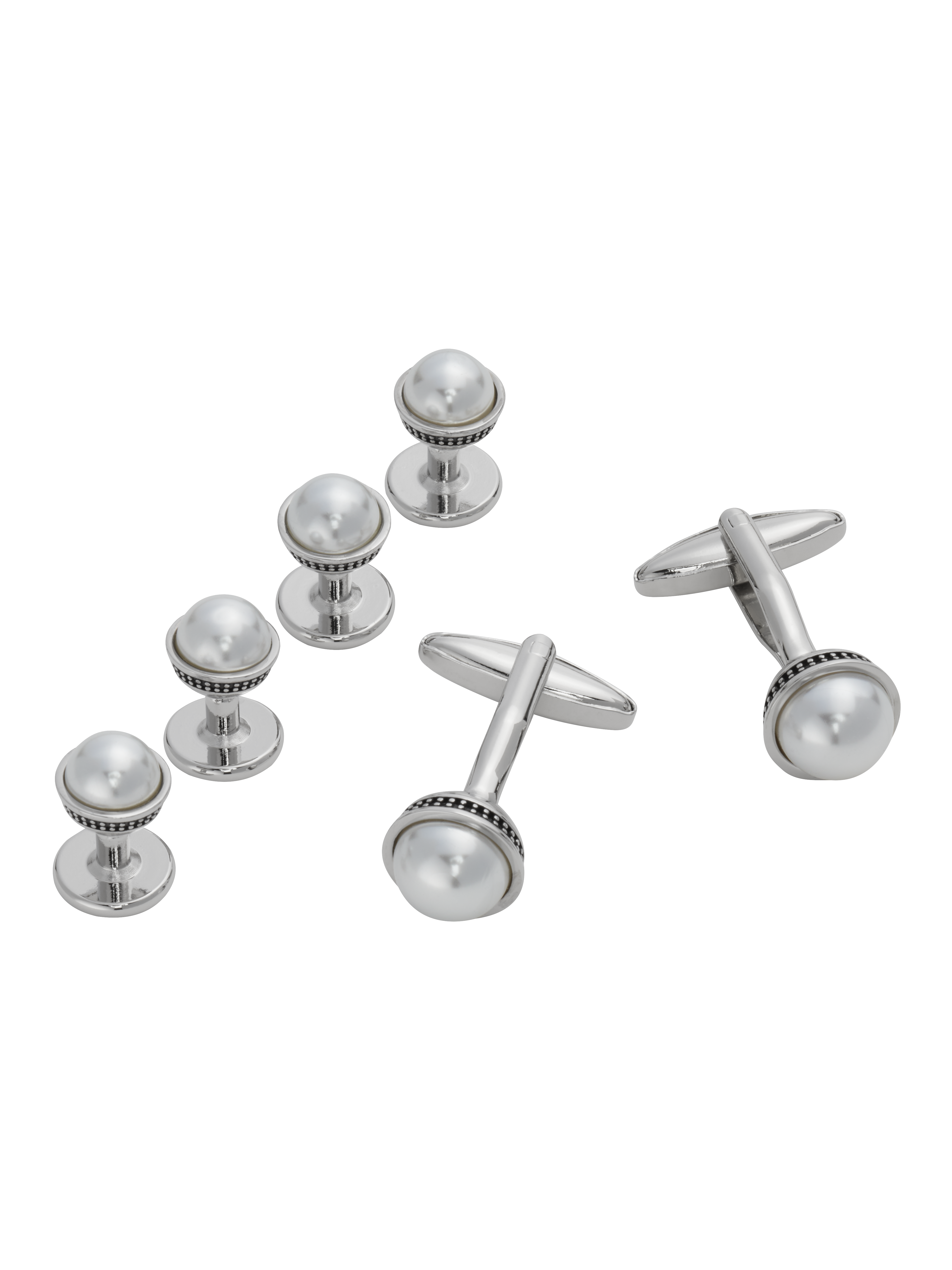 Pearl Cufflink and Stud Set